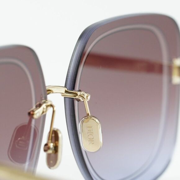 ?️ New Dior ULTRADIOR SU B0D2 Sunglasses - Gold Frame, Bordeaux Lenses main image 5